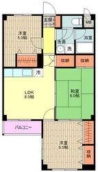 日神パレス立川第２の物件間取画像